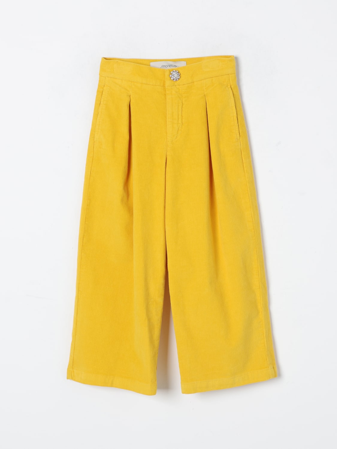 SIMONETTA PANTS: Pants kids Simonetta, Yellow - Img 1