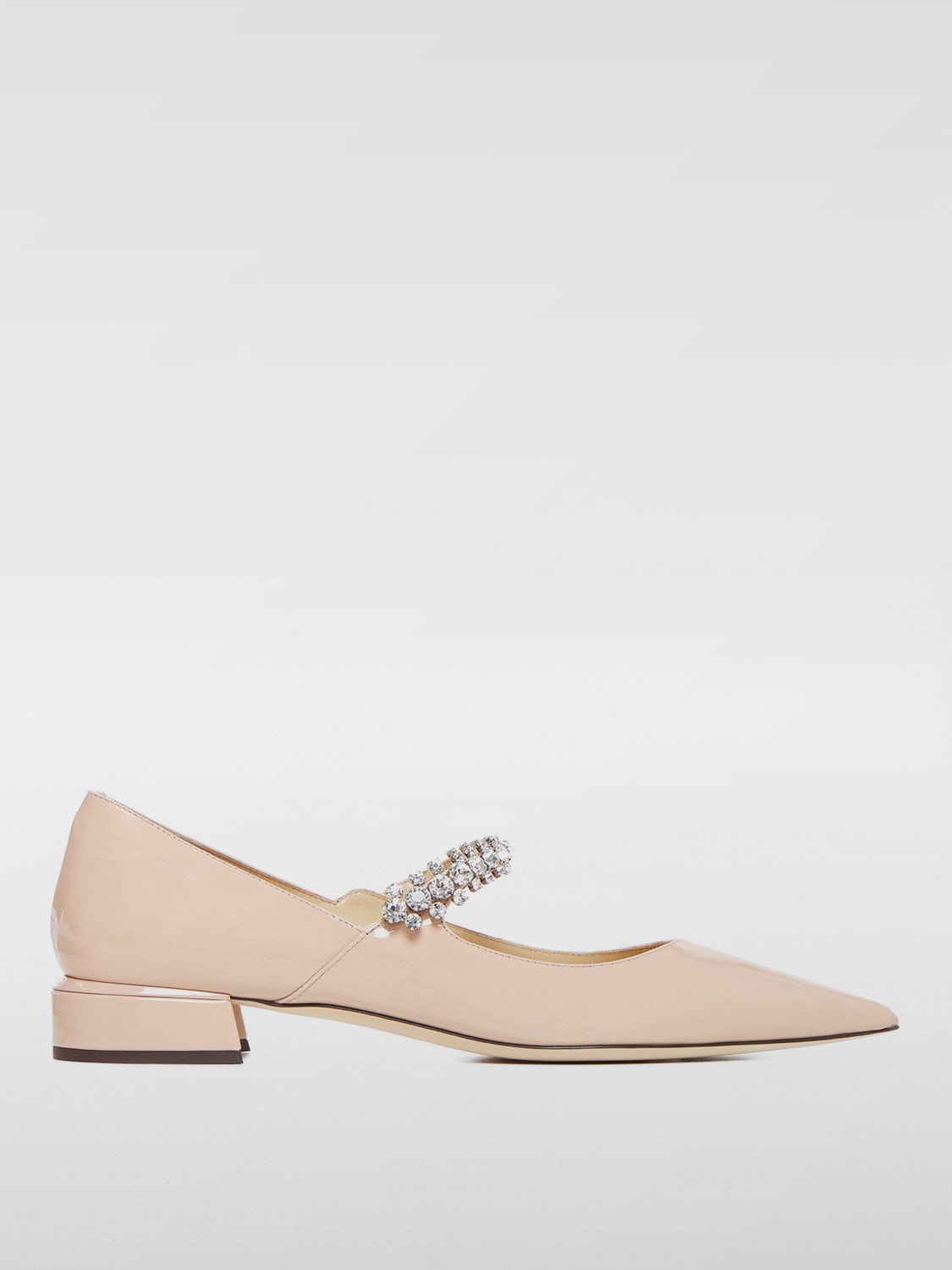 JIMMY CHOO BALLET FLATS: Shoes woman Jimmy Choo, Beige - Img 1