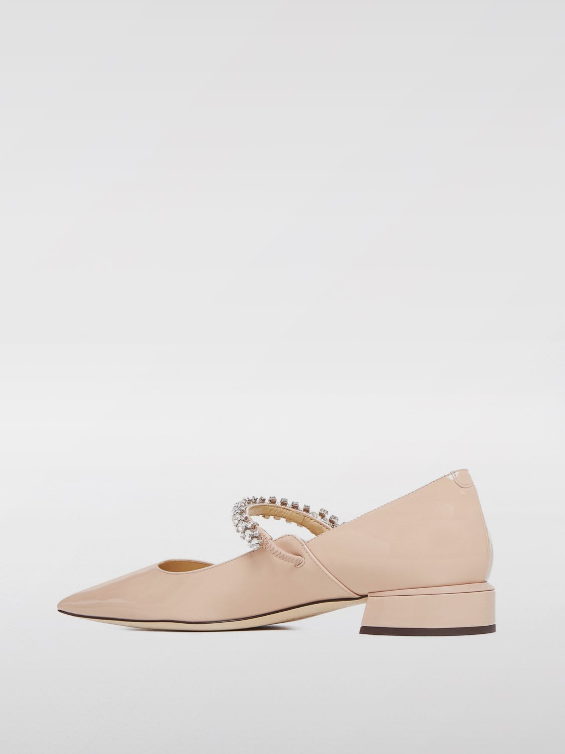 JIMMY CHOO BALLET FLATS: Shoes woman Jimmy Choo, Beige - Img 3