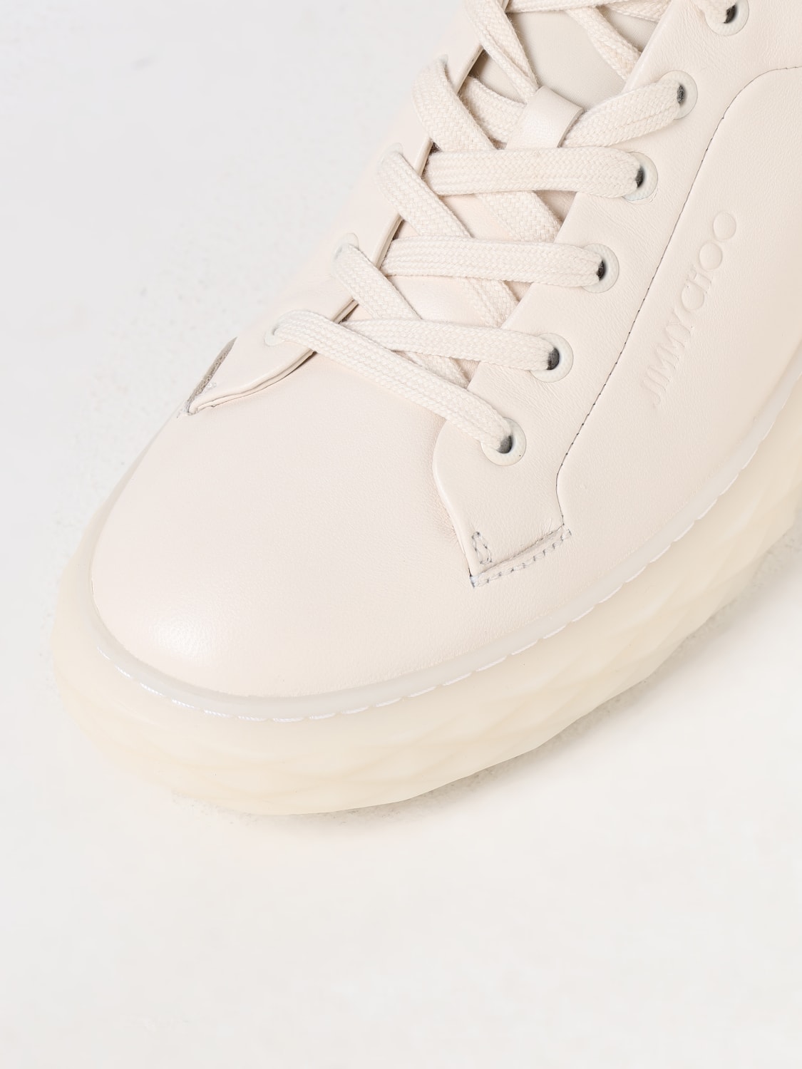 JIMMY CHOO SNEAKERS: Sneakers woman Jimmy Choo, Yellow Cream - Img 4