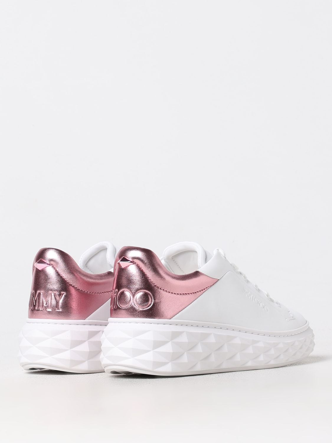 JIMMY CHOO SNEAKERS: Sneakers woman Jimmy Choo, White - Img 3