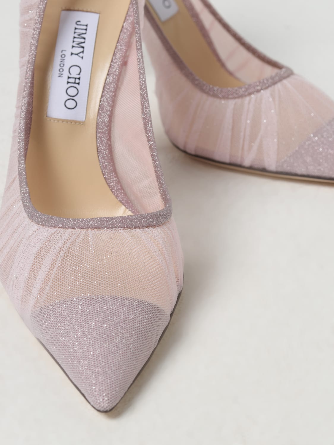 JIMMY CHOO PUMPS: Shoes woman Jimmy Choo, Blush Pink - Img 4