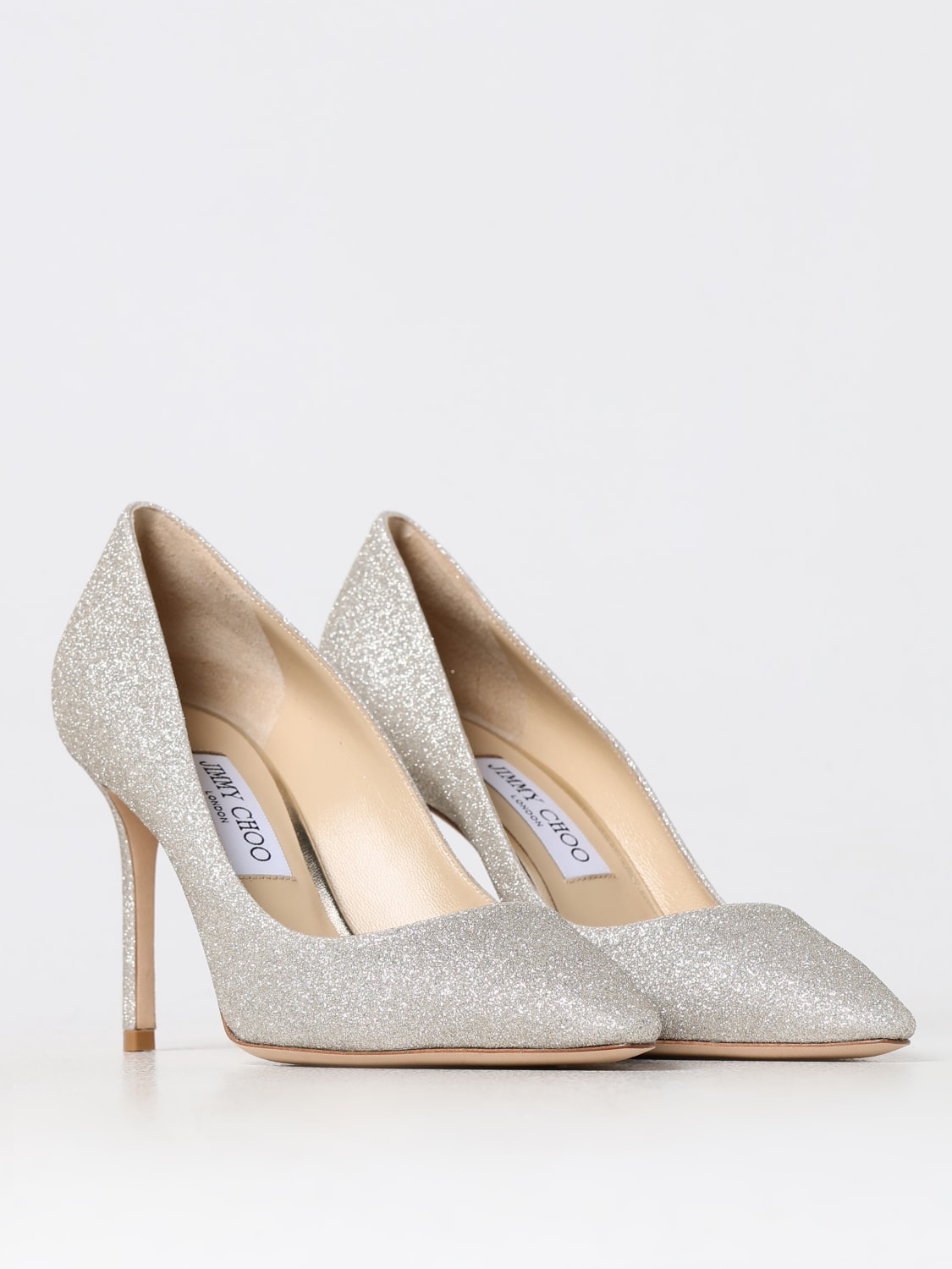 JIMMY CHOO PUMPS: Shoes woman Jimmy Choo, Champagne - Img 2