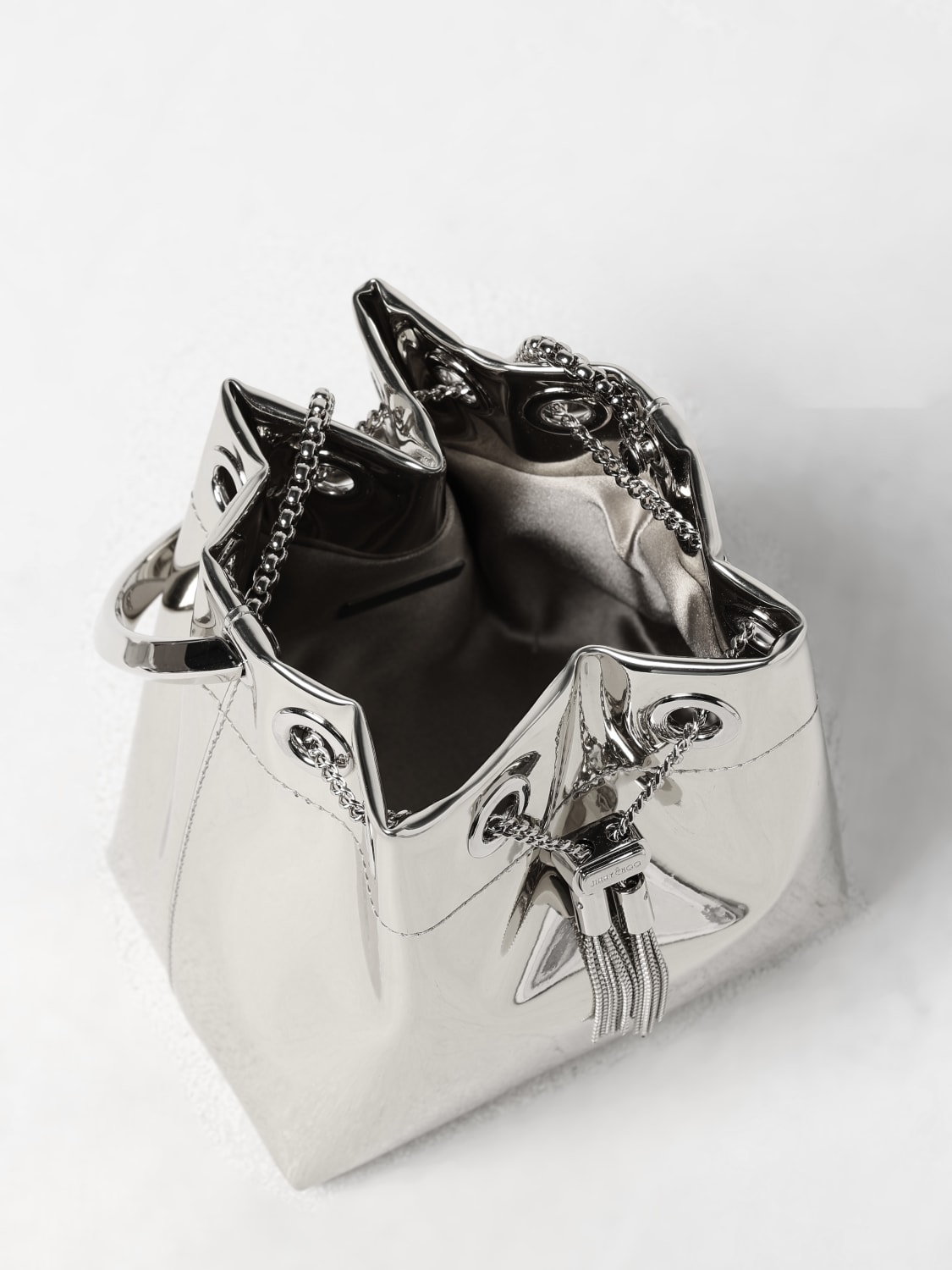 Jimmy Choo Outlet: Shoulder bag woman - Silver | Jimmy Choo