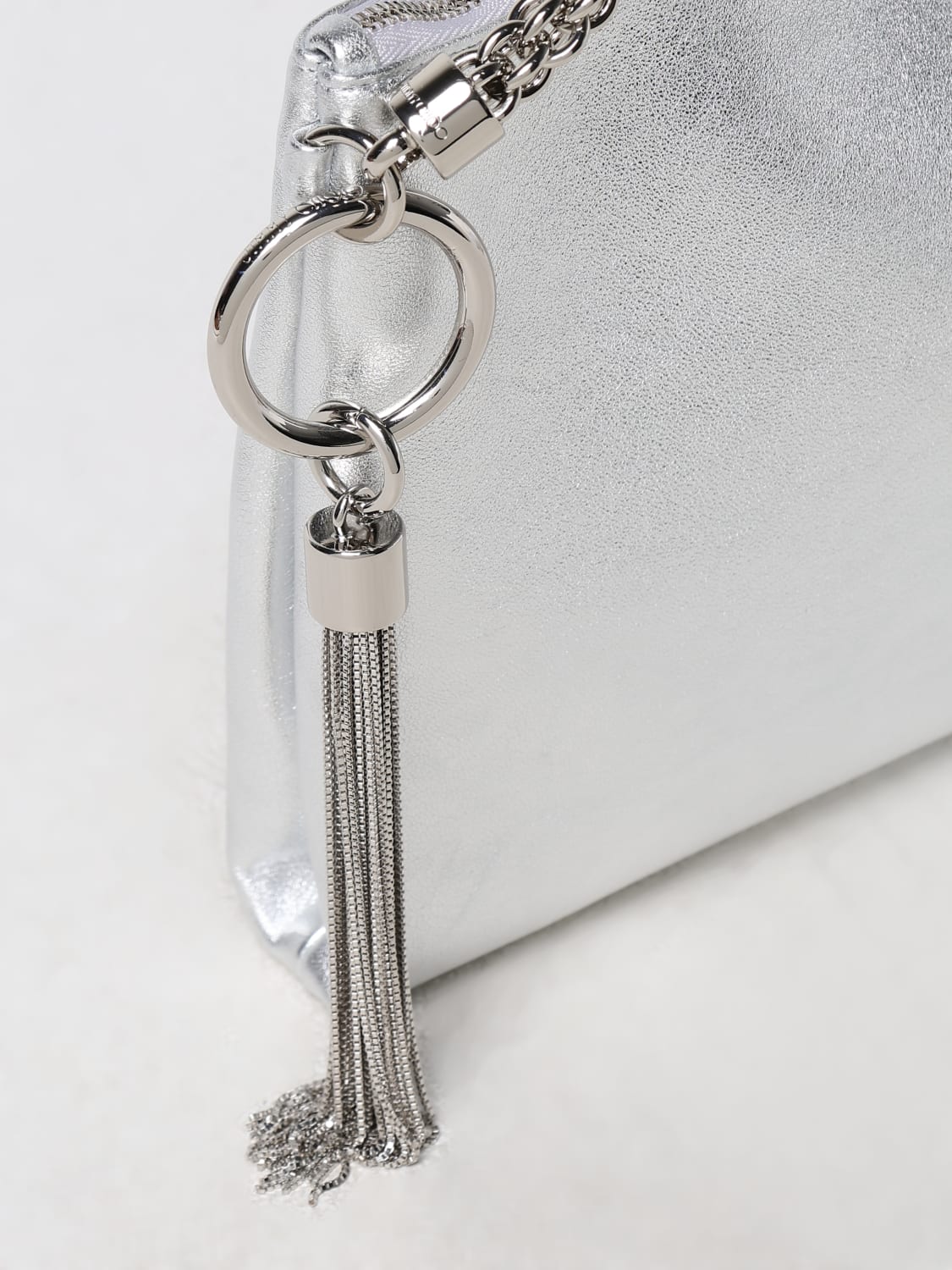 JIMMY CHOO MINITASCHE: Schultertasche damen Jimmy Choo, Silber - Img 4
