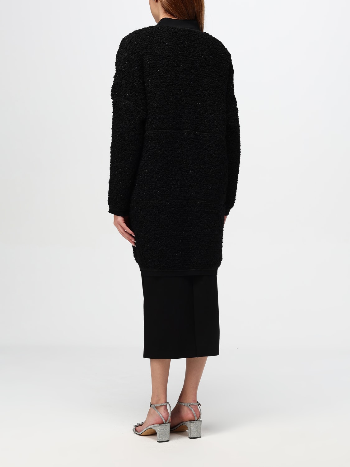 GIORGIO ARMANI 스웨터: 코트 여성 Giorgio Armani, 블랙 - Img 2