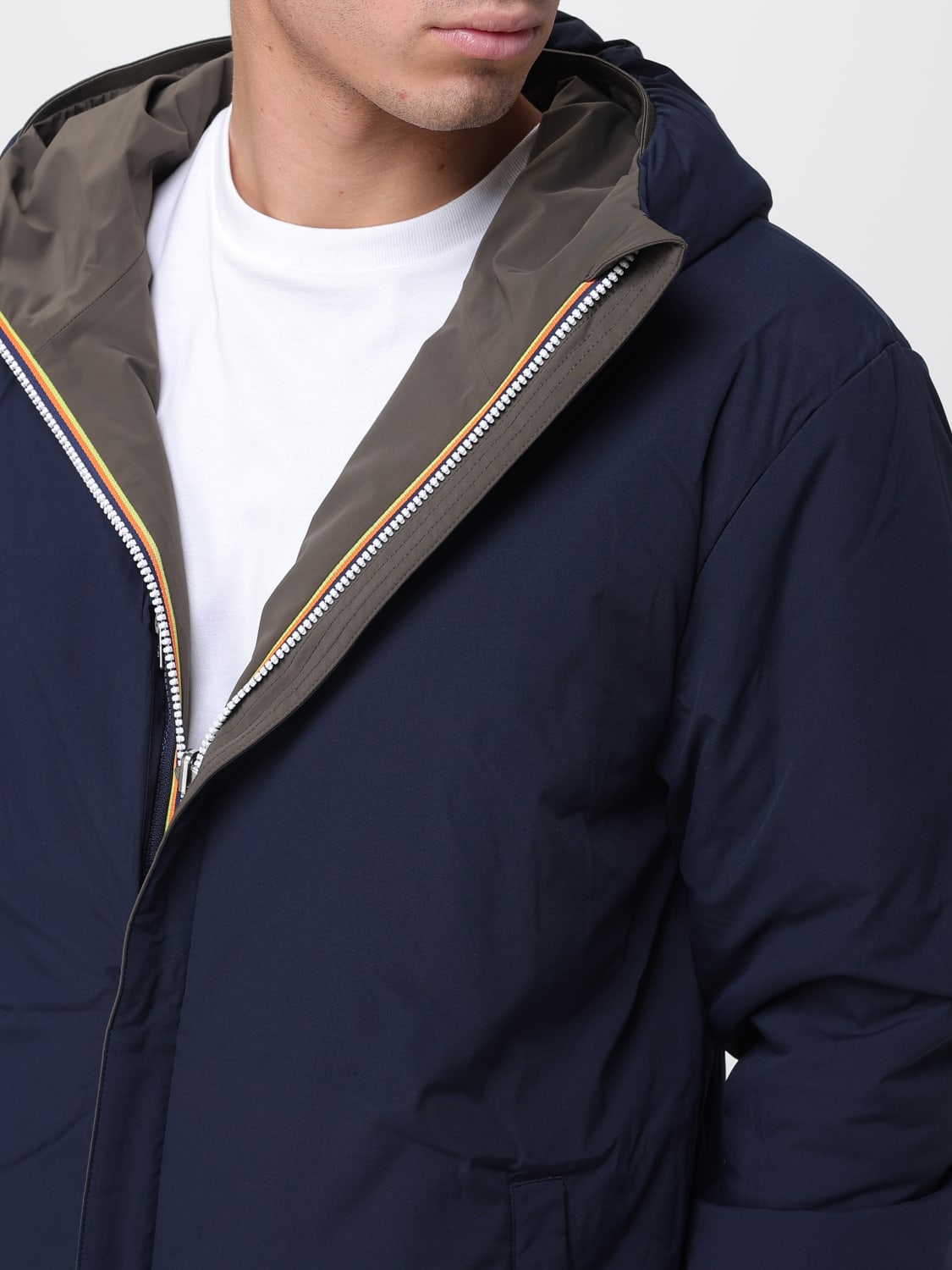 K-WAY CHAQUETA: Chaqueta hombre K-way, Oliva - Img 4