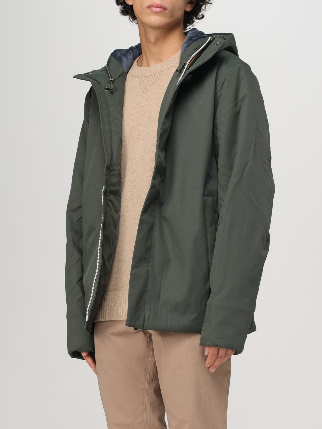 K-WAY JACKET: Jacket men K-way, Military - Img 3