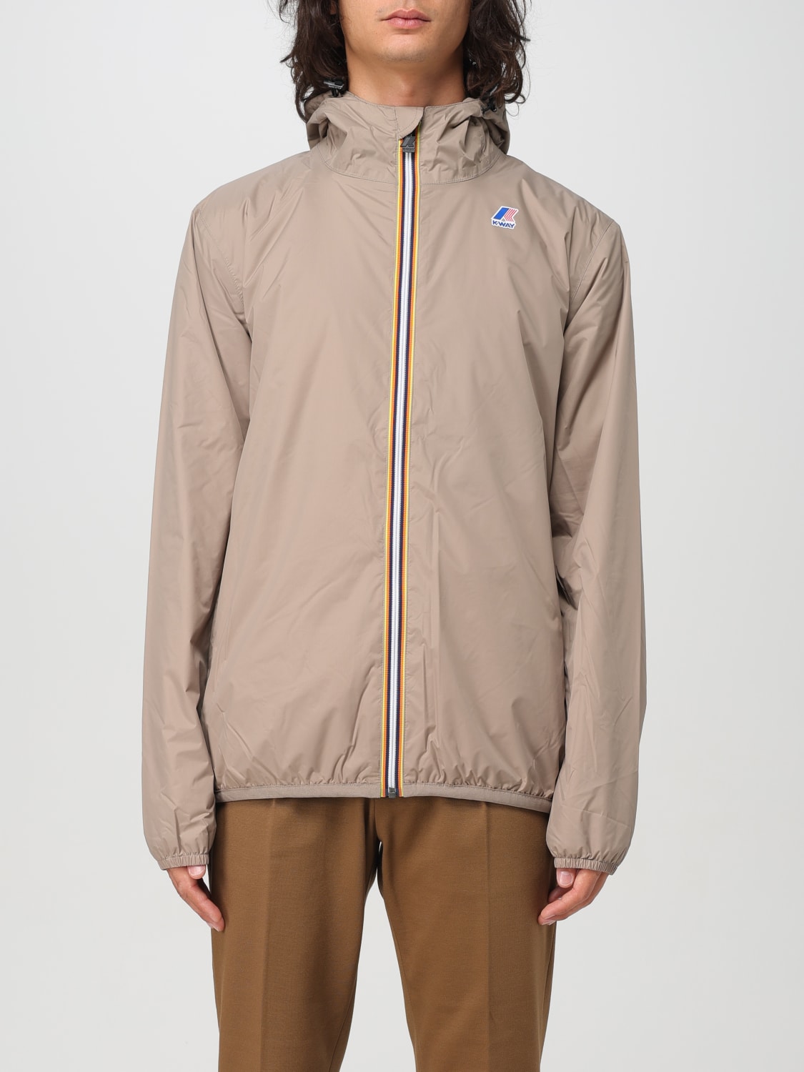 K-WAY JACKET: Jacket men K-way, Beige - Img 1