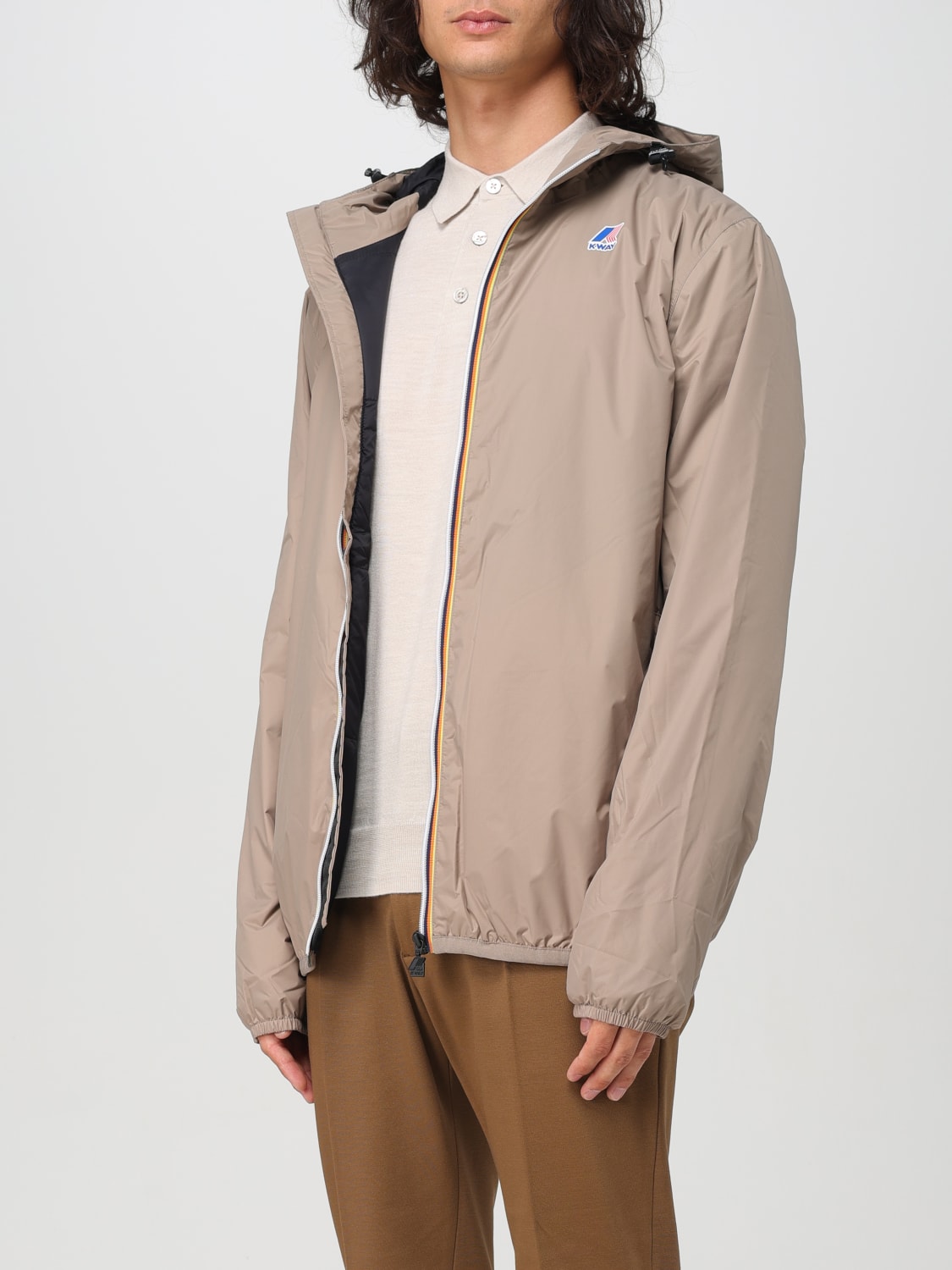 K-WAY JACKET: Jacket men K-way, Beige - Img 3