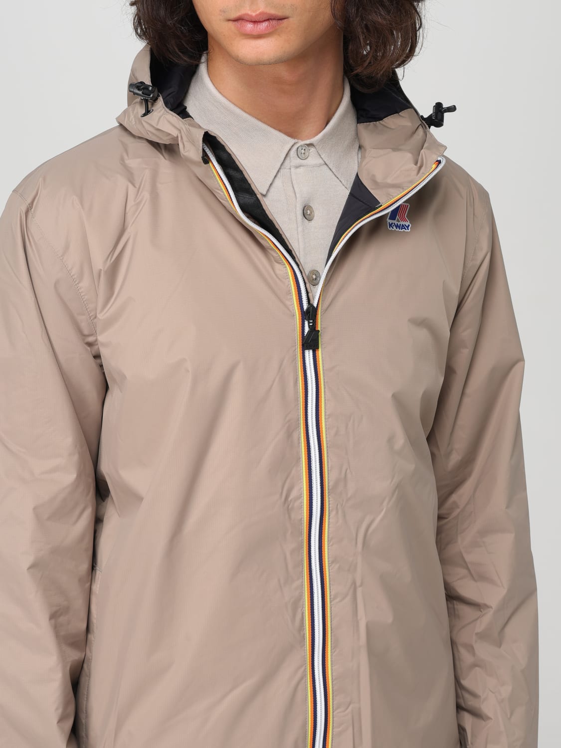 K-WAY JACKET: Jacket men K-way, Beige - Img 4