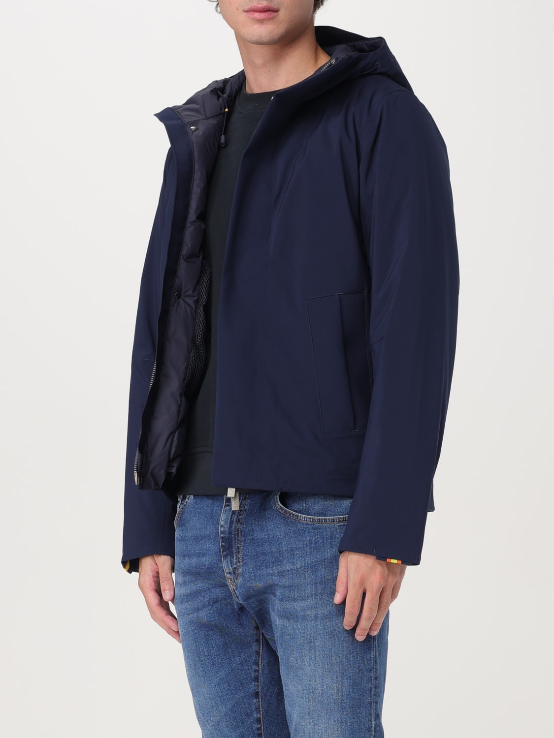 K WAY Jacket men Blue K Way jacket K7132BW online at GIGLIO.COM