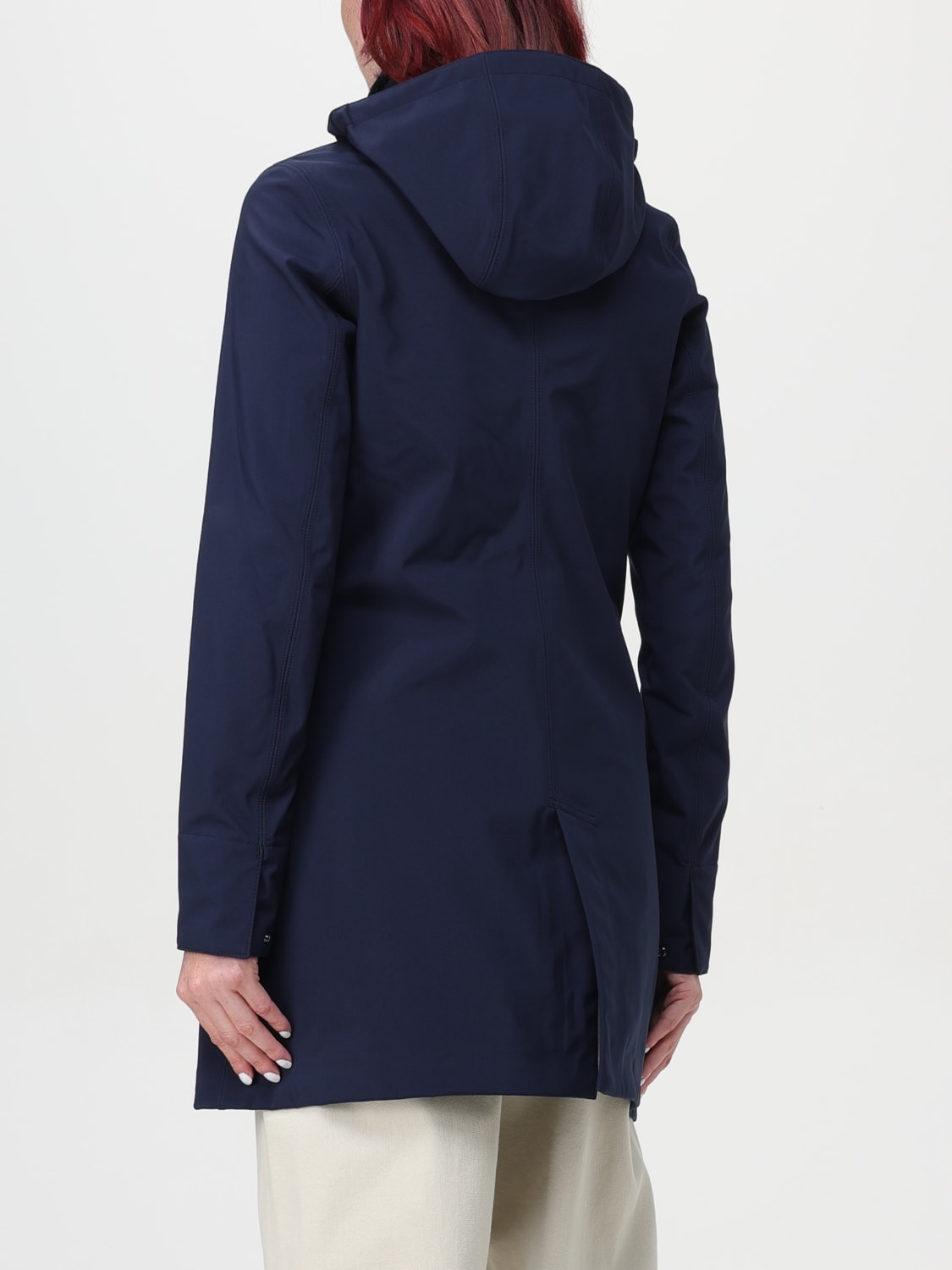 K-WAY JACKET: Coat woman K-way, Blue - Img 2