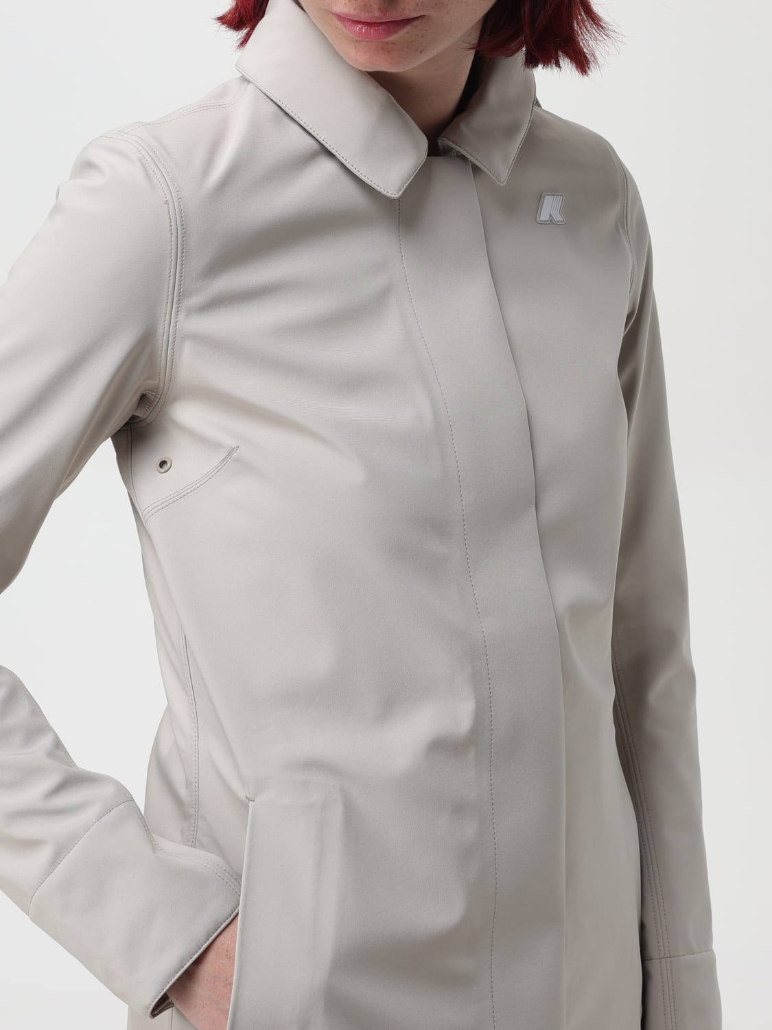 K-WAY VESTE: Manteau femme K-way, Beige - Img 4