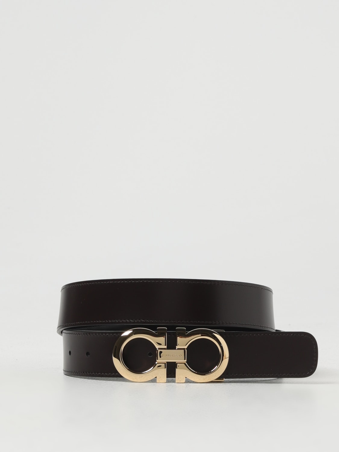 FERRAGAMO BELT: Belt men Ferragamo, Black - Img 2