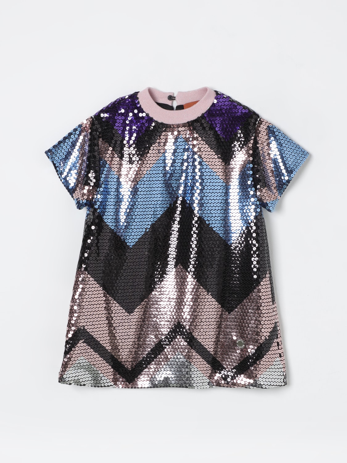 MISSONI 连衣裙: 连衣裙 儿童 Missoni, 紫色 - Img 1