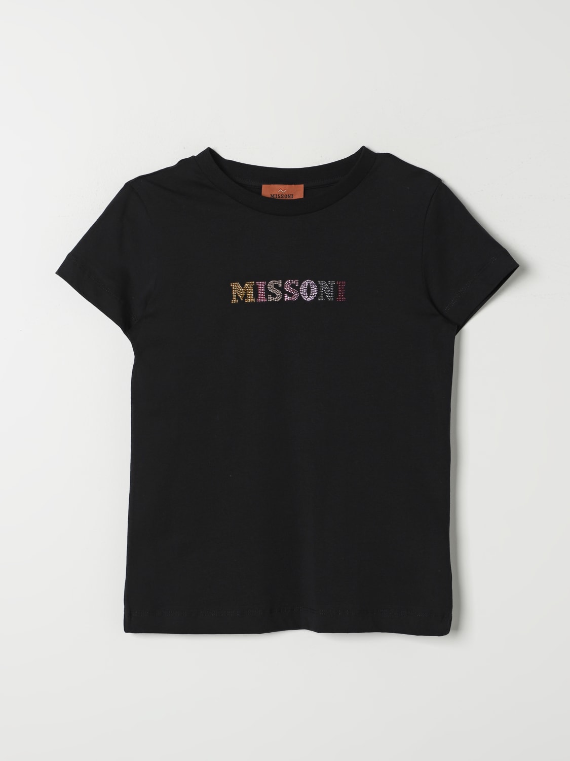 MISSONI T恤: T恤 儿童 Missoni, 黑色 - Img 1