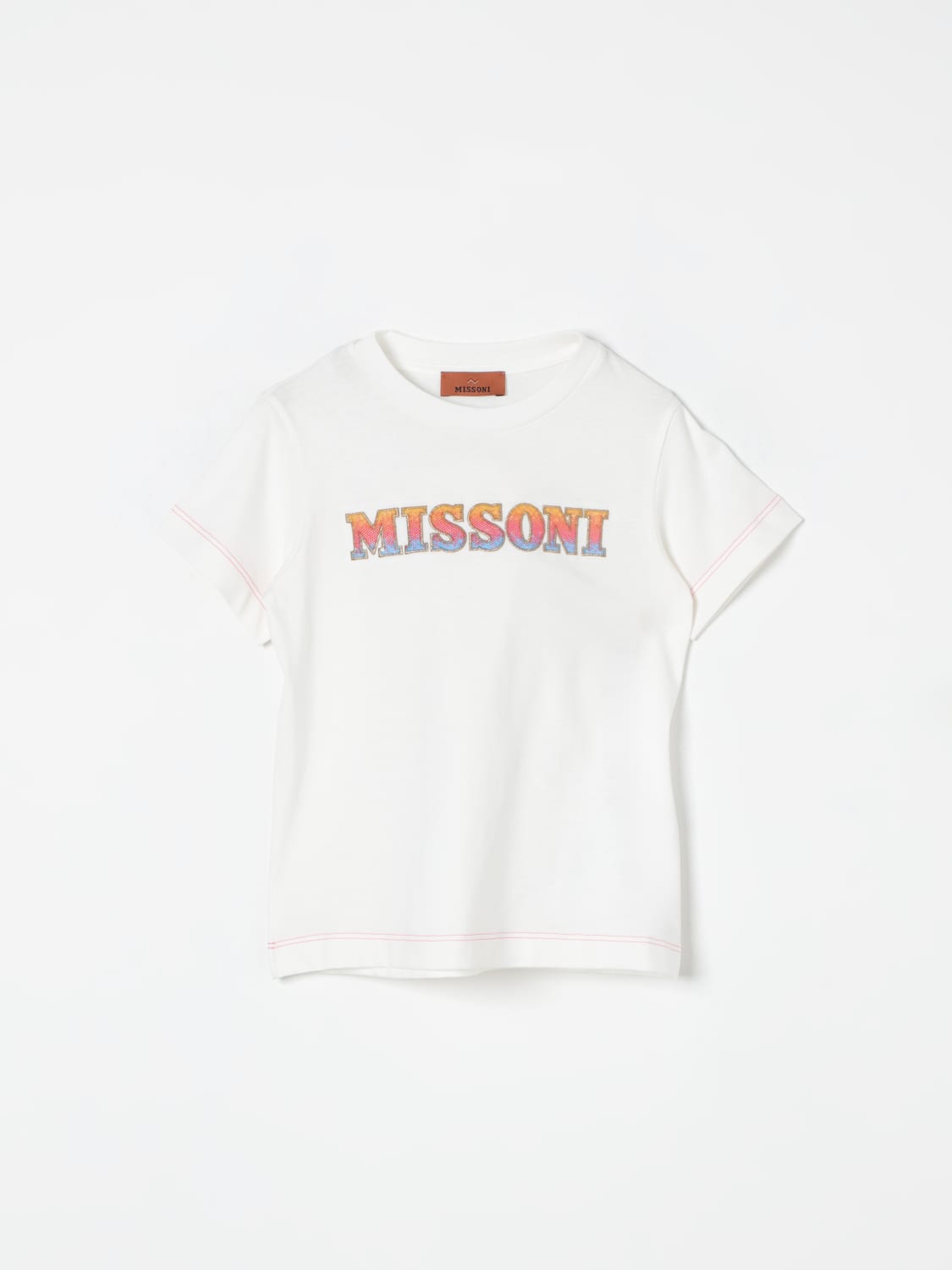 MISSONI T-SHIRT: T-shirt kids Missoni, White - Img 1