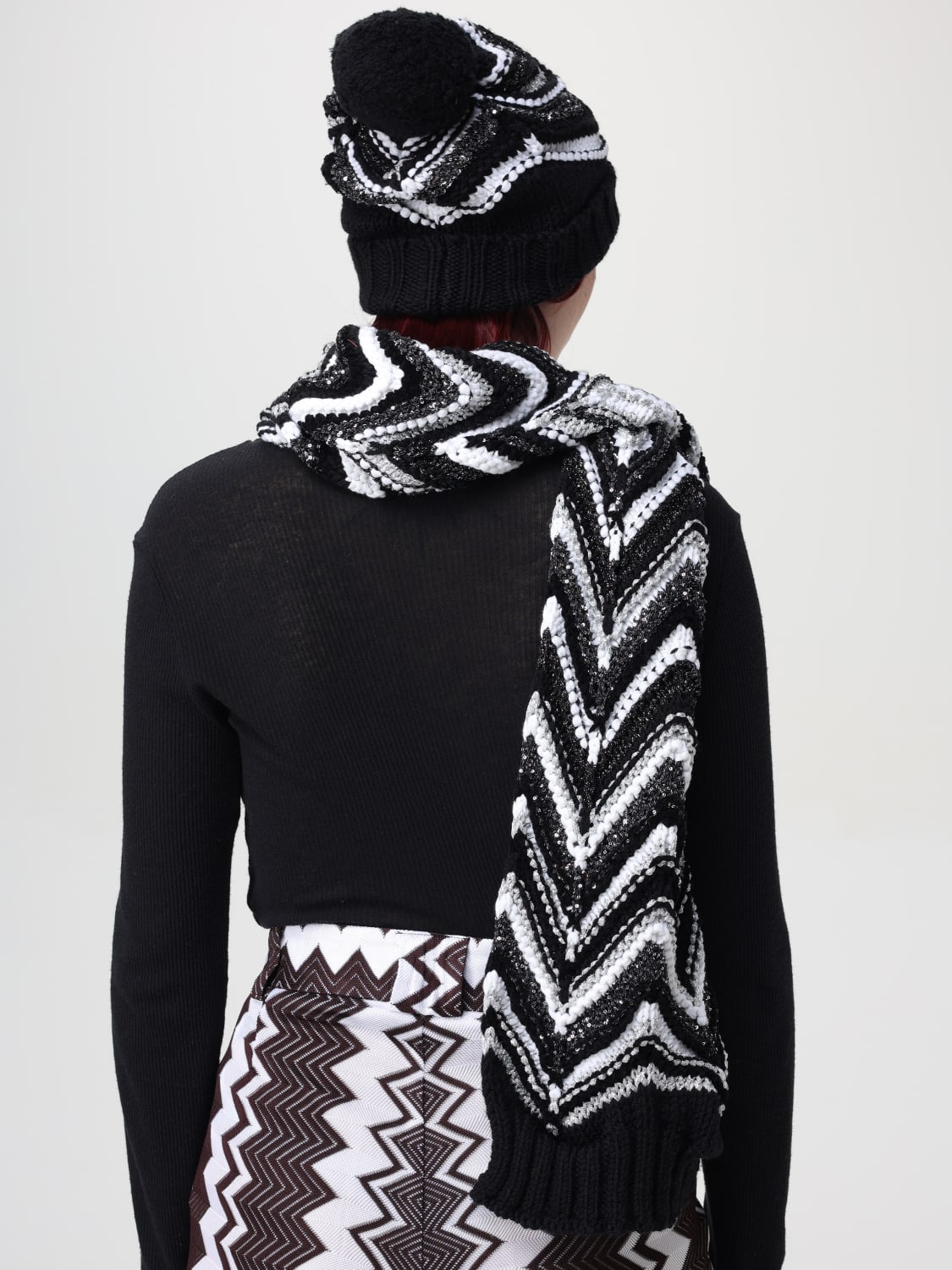 MISSONI CHAPEAUX FILLE: Chapeaux fille enfant Missoni, Noir - Img 2