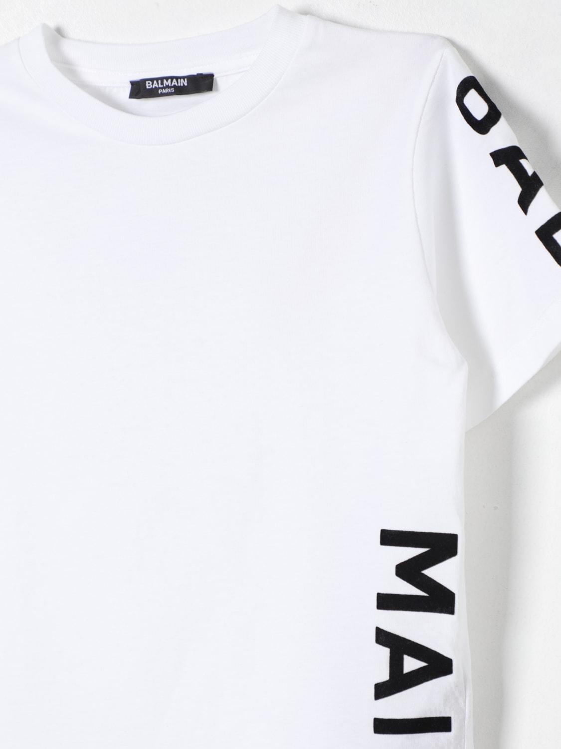 BALMAIN Tシャツ: Tシャツ ボーイ Balmain Kids, ホワイト - Img 3