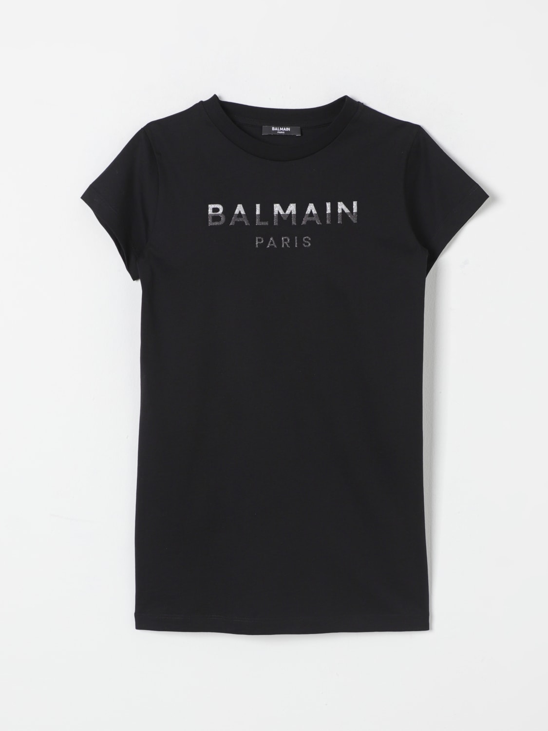 BALMAIN DRESS: Dress kids Balmain Kids, Black - Img 1