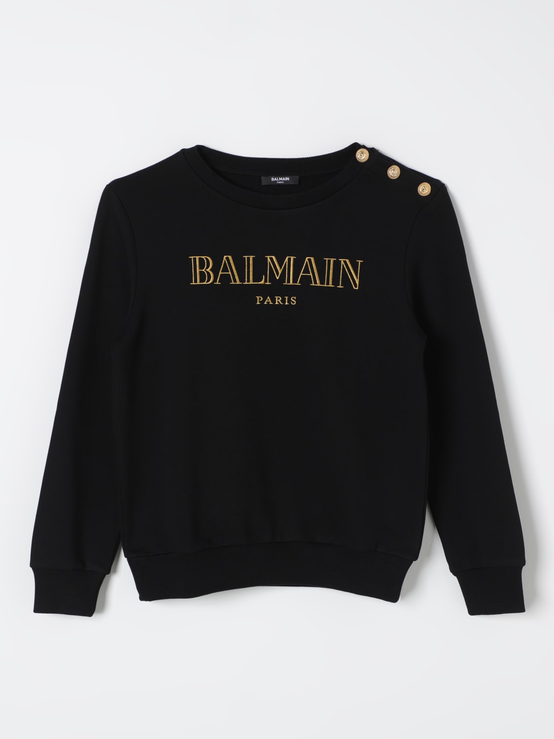 BALMAIN PULL: Pull enfant Balmain Kids, Noir - Img 1