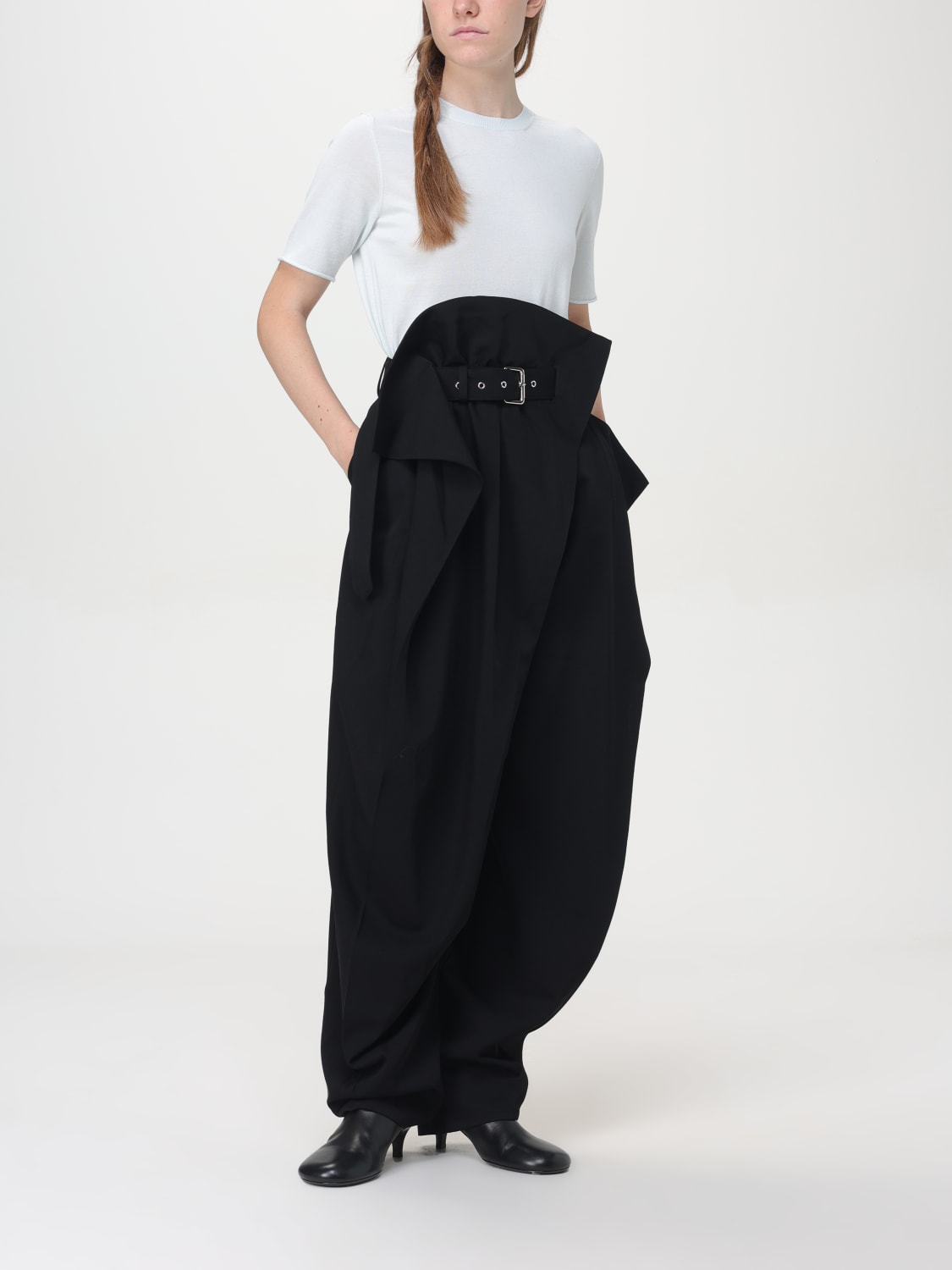 JW ANDERSON PANTALÓN: Pantalòn cortos mujer Jw Anderson, Negro - Img 2