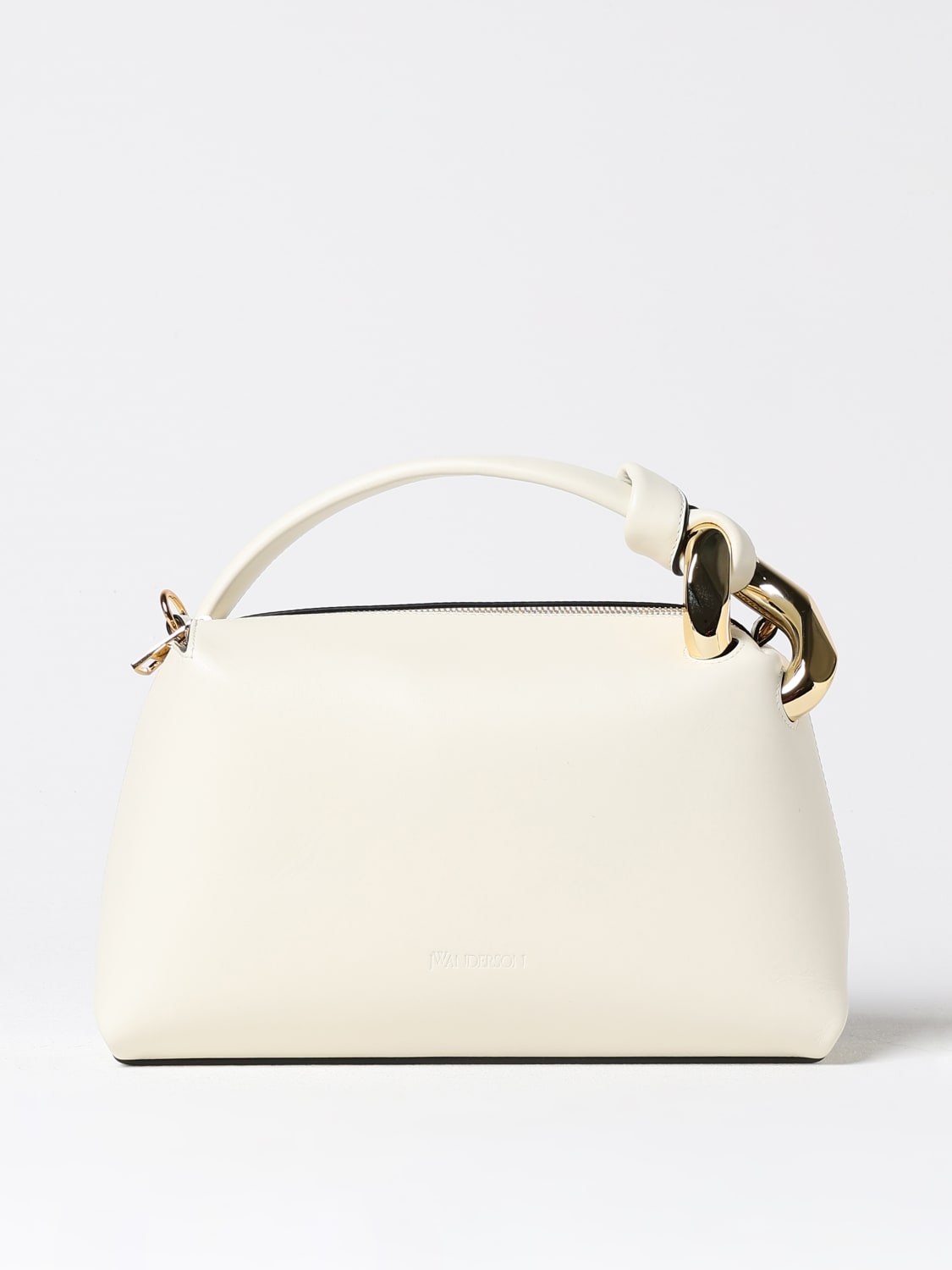 JW ANDERSON SAC PORTÉ MAIN: Sac porté épaule femme Jw Anderson, Jaune Crème - Img 1