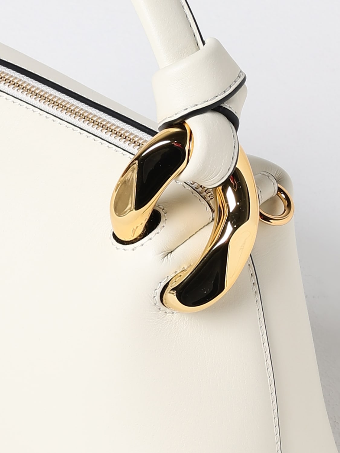 JW ANDERSON HANDTASCHE: Schultertasche damen Jw Anderson, Yellow Cream - Img 4