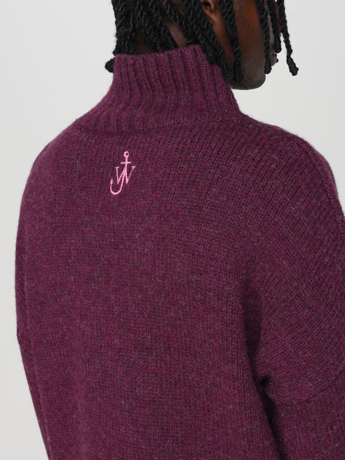 JW ANDERSON SWEATER: Sweater men Jw Anderson, Burgundy - Img 5