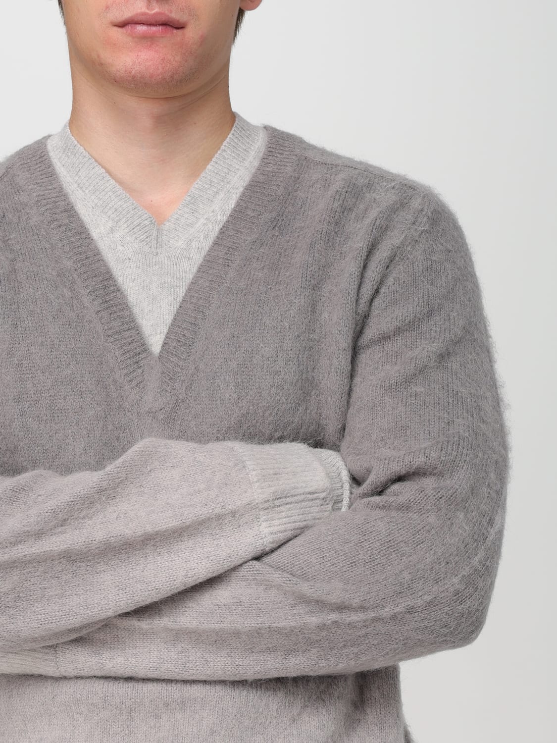 JW ANDERSON SWEATER: Sweater men Jw Anderson, Grey - Img 5