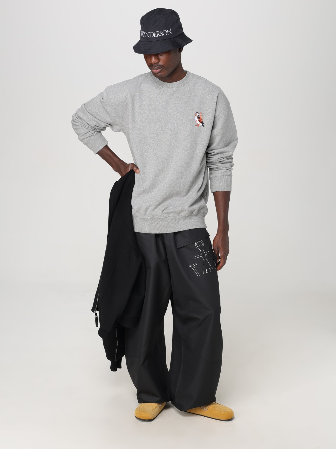 JW ANDERSON SWEATSHIRT: Sweatshirt men Jw Anderson, Grey - Img 2