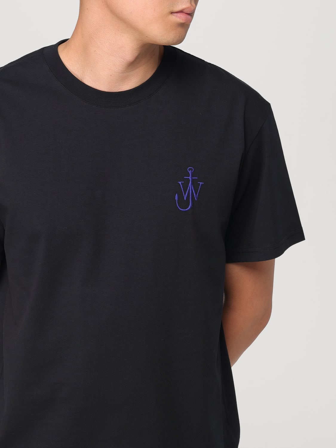 JW ANDERSON T-SHIRT: T-shirt homme Jw Anderson, Noir - Img 5