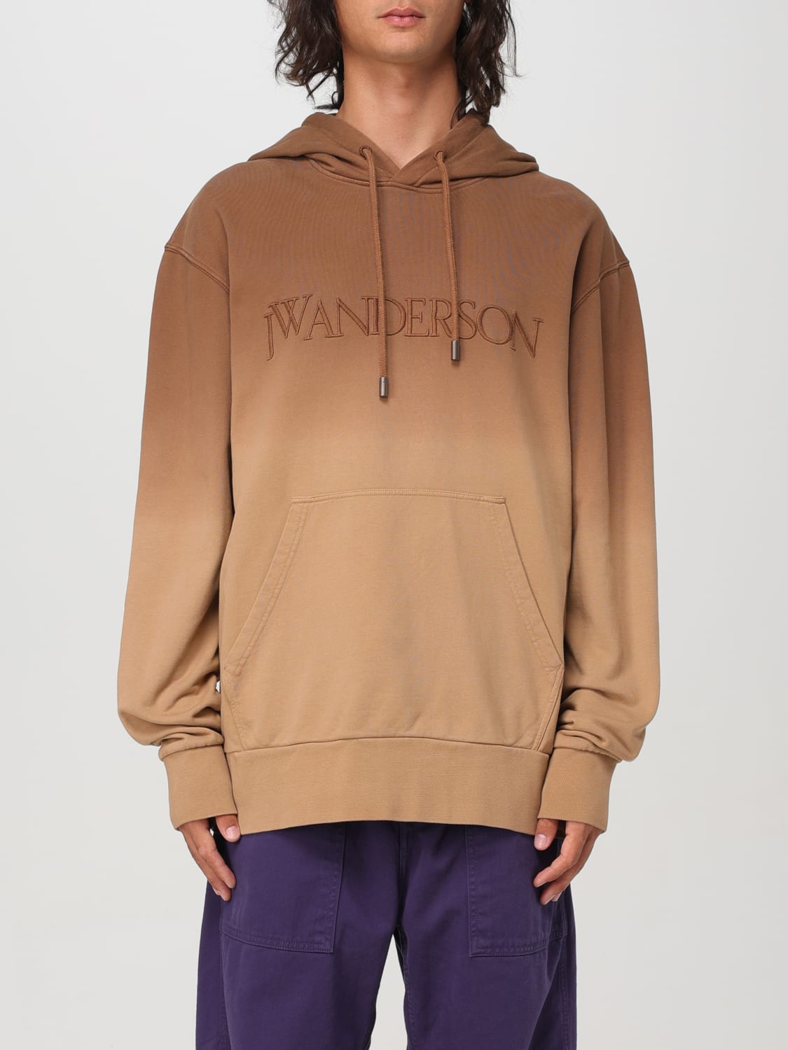 JW ANDERSON SWEATSHIRT: Sweatshirt homme Jw Anderson, Marron - Img 1