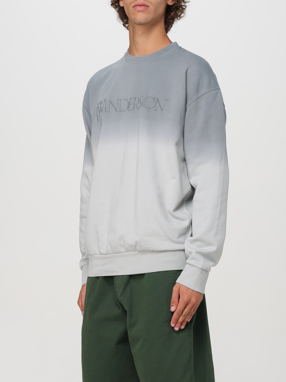 JW ANDERSON SUDADERA: Sudadera hombre Jw Anderson, Gris - Img 4