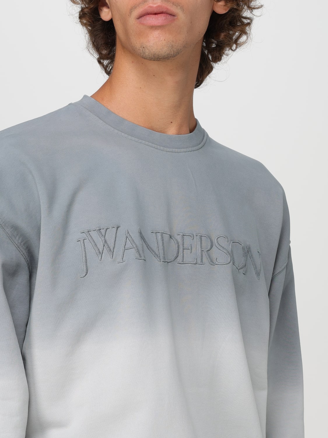 JW ANDERSON SUDADERA: Sudadera hombre Jw Anderson, Gris - Img 5