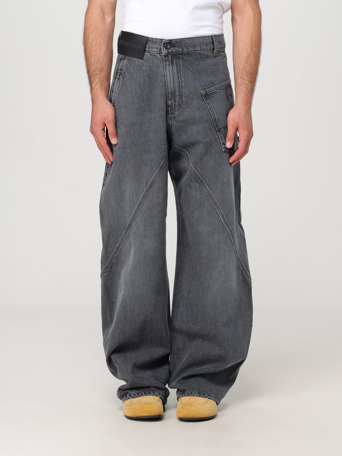 JW ANDERSON JEANS: Jeans men Jw Anderson, Grey - Img 1