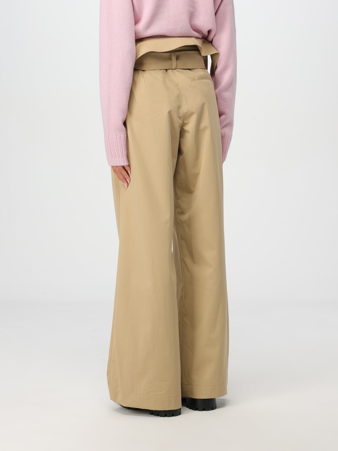 JW ANDERSON PANTALONE: Pantalone JW Anderson in cotone , Giallo - Img 3