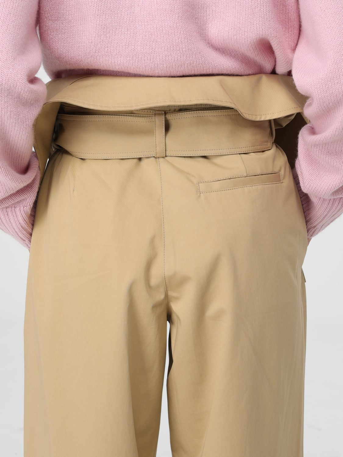 JW ANDERSON PANTALONE: Pantalone JW Anderson in cotone , Giallo - Img 5