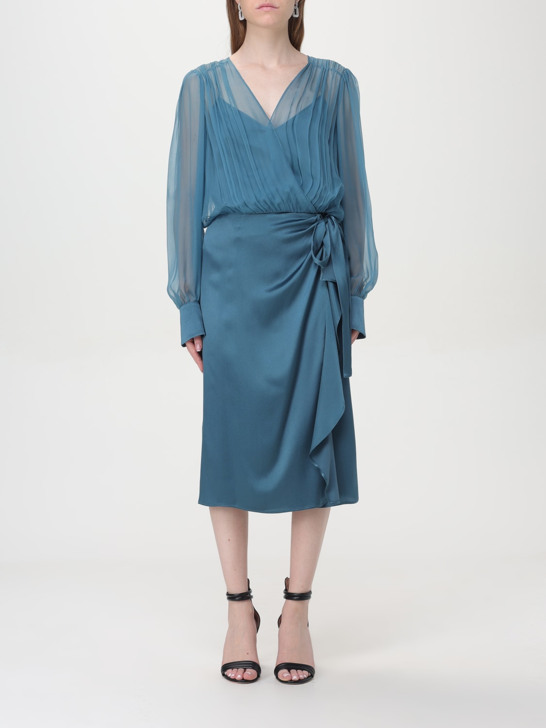 ALBERTA FERRETTI DRESS: Dress woman Alberta Ferretti, Teal - Img 1