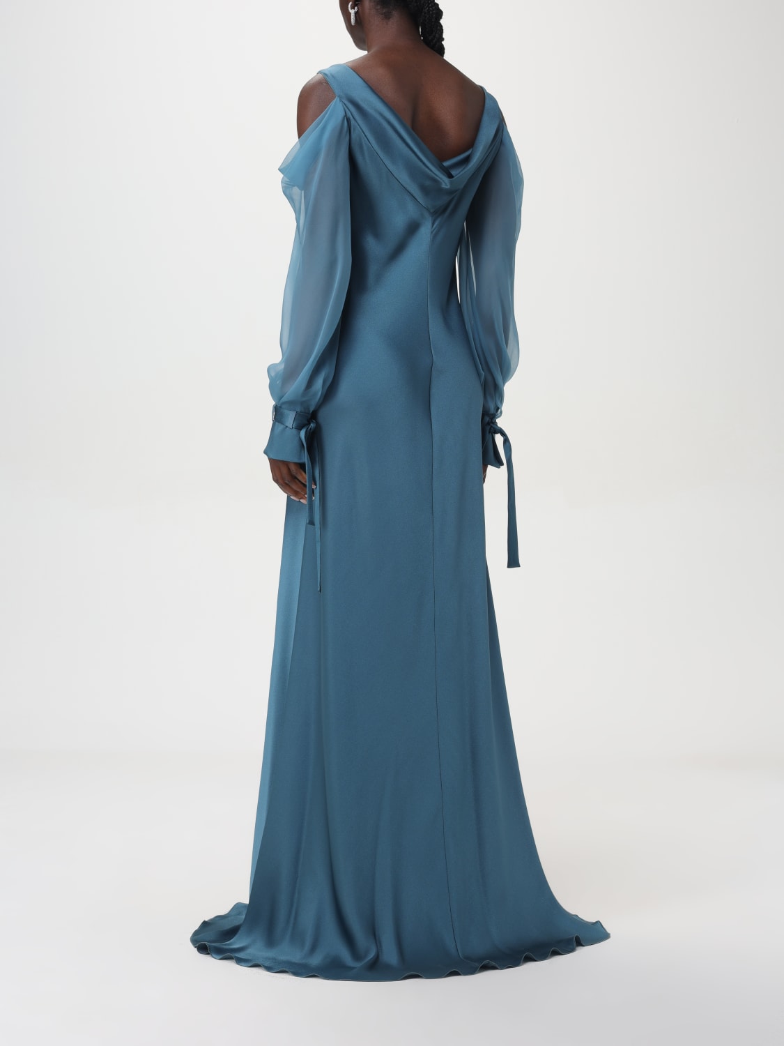 ALBERTA FERRETTI DRESS: Dress woman Alberta Ferretti, Teal - Img 2