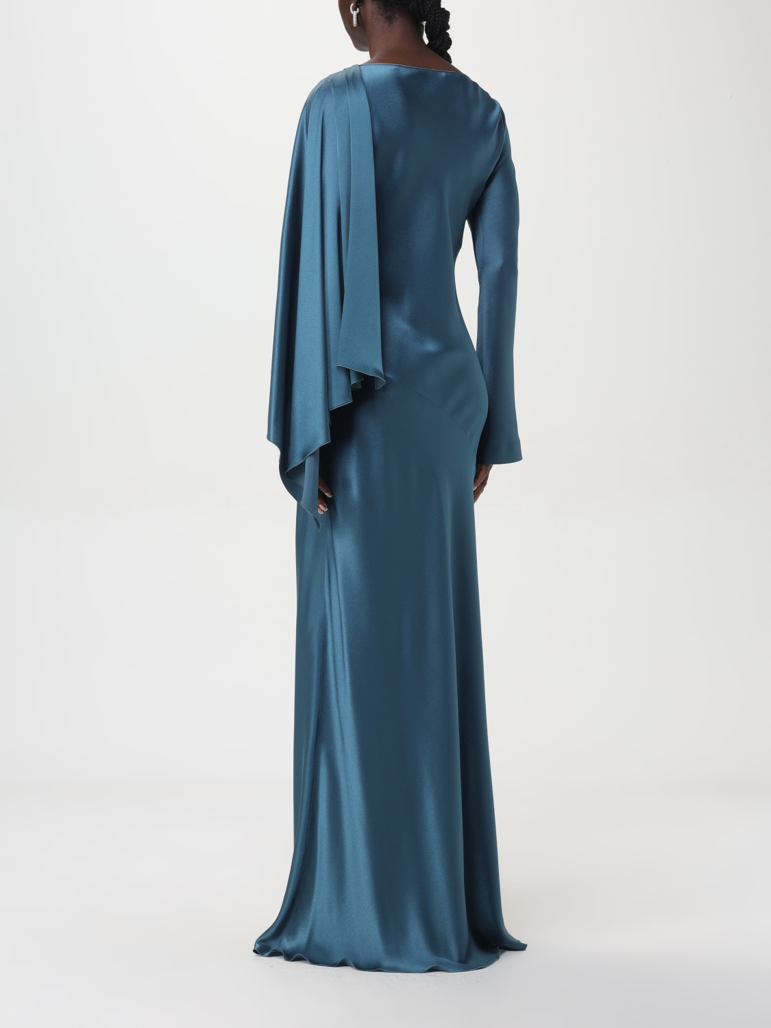 ALBERTA FERRETTI DRESS: Dress woman Alberta Ferretti, Teal - Img 2