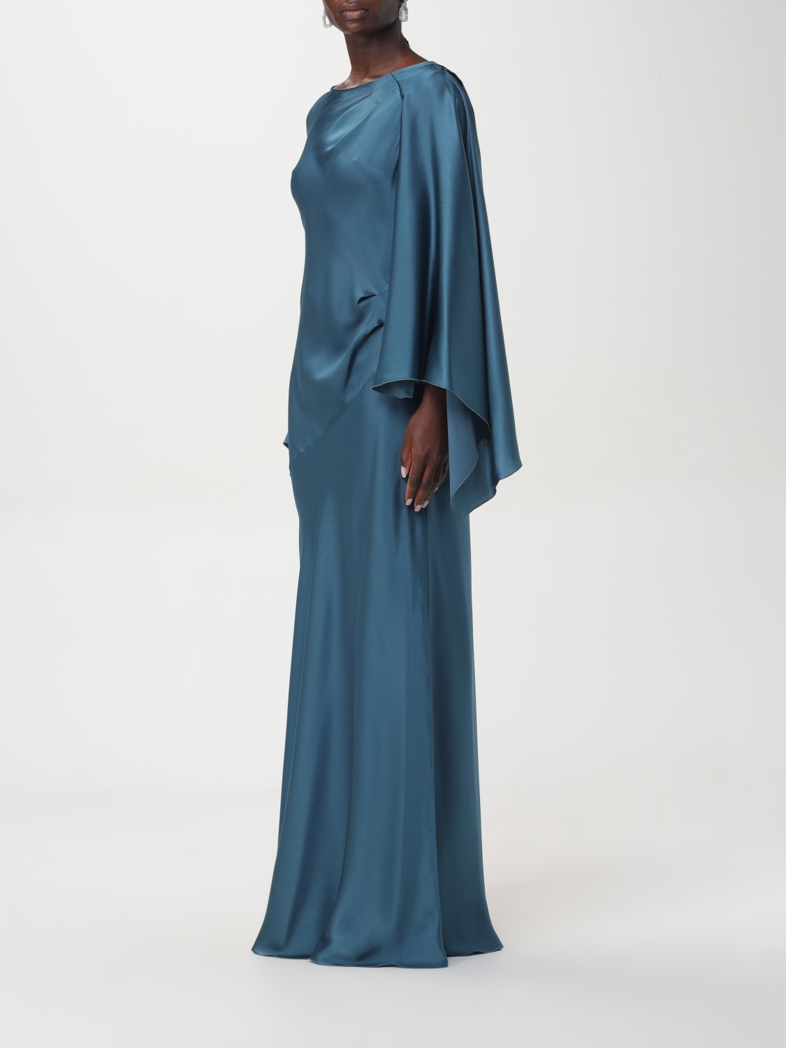 ALBERTA FERRETTI DRESS: Dress woman Alberta Ferretti, Teal - Img 3