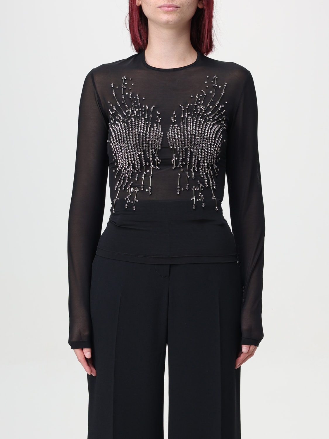 ALBERTA FERRETTI TOP: Top woman Alberta Ferretti, Black - Img 1