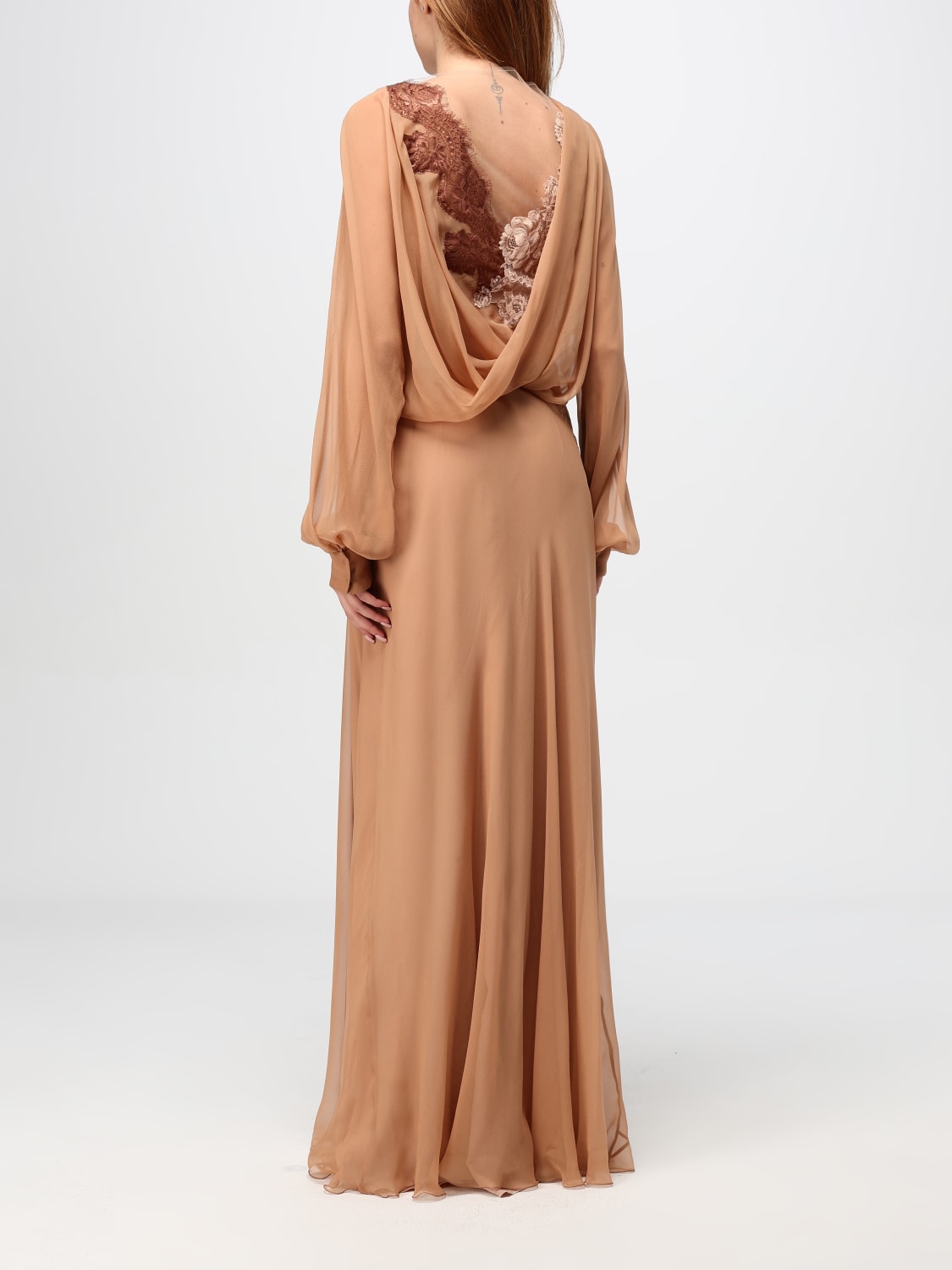 ALBERTA FERRETTI DRESS: Dress woman Alberta Ferretti, Beige - Img 2