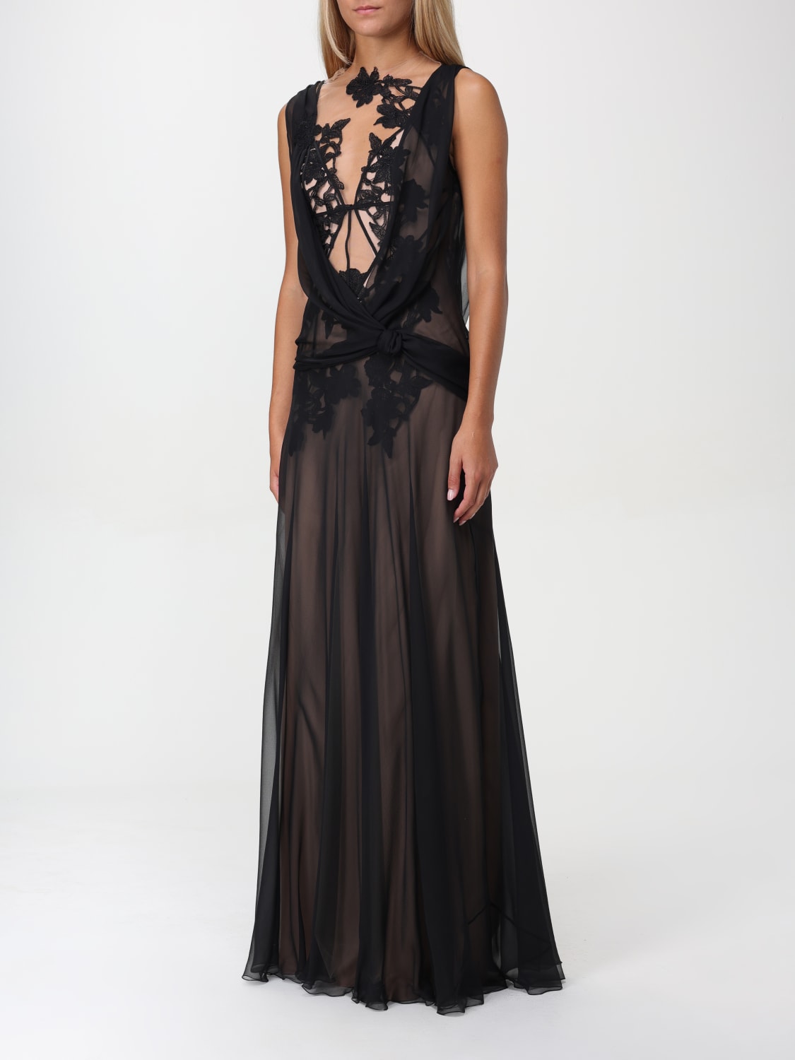 ALBERTA FERRETTI DRESS: Dress woman Alberta Ferretti, Black - Img 3