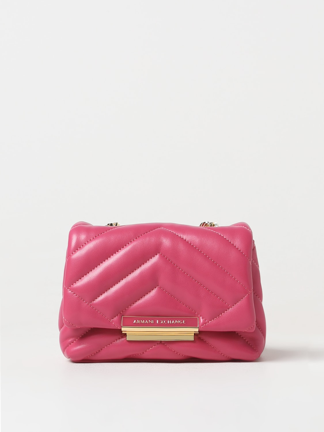 ARMANI EXCHANGE MINI BAG: Shoulder bag woman Armani Exchange, Fuchsia - Img 1