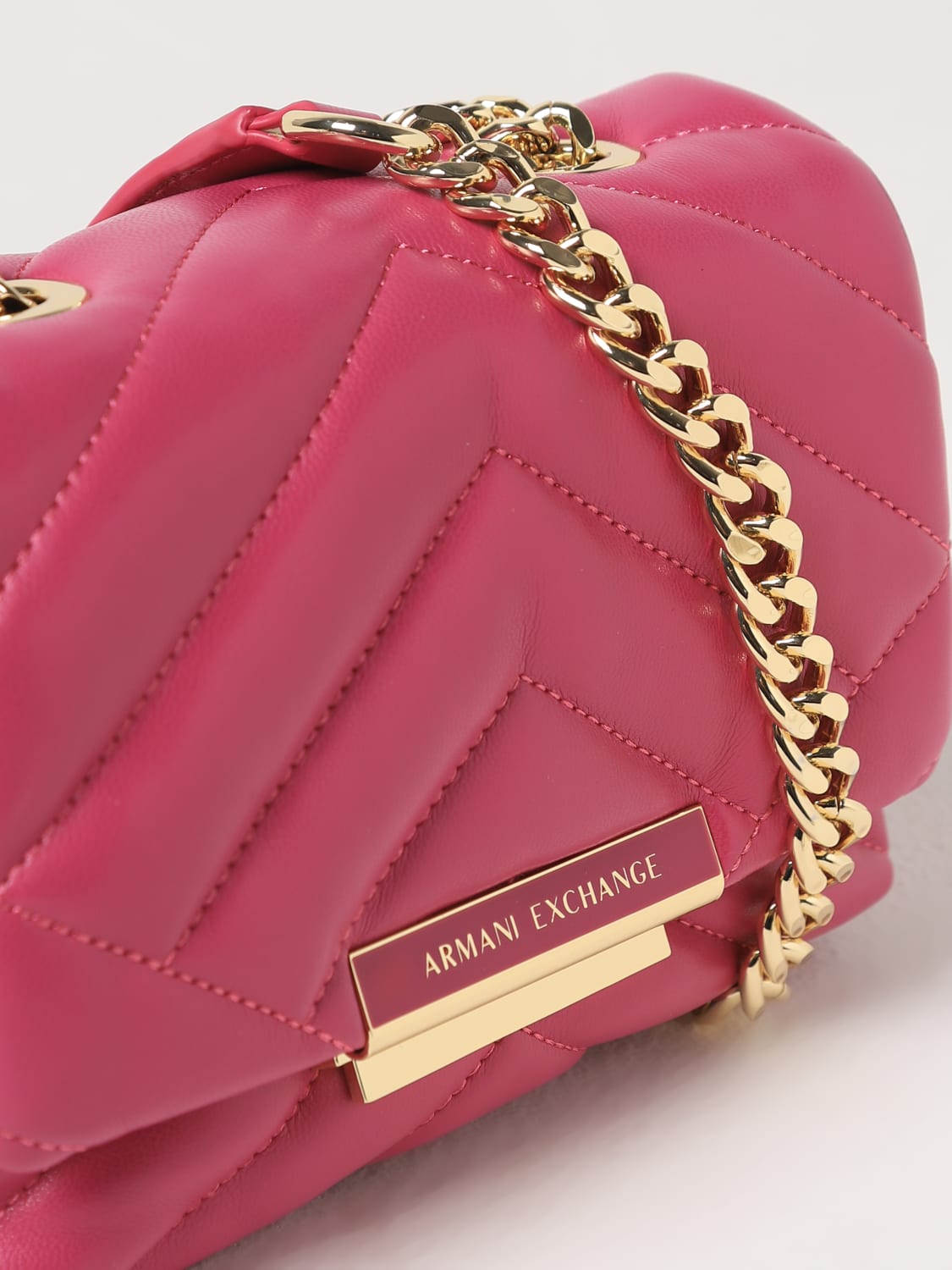 ARMANI EXCHANGE MINI BAG: Shoulder bag woman Armani Exchange, Fuchsia - Img 3