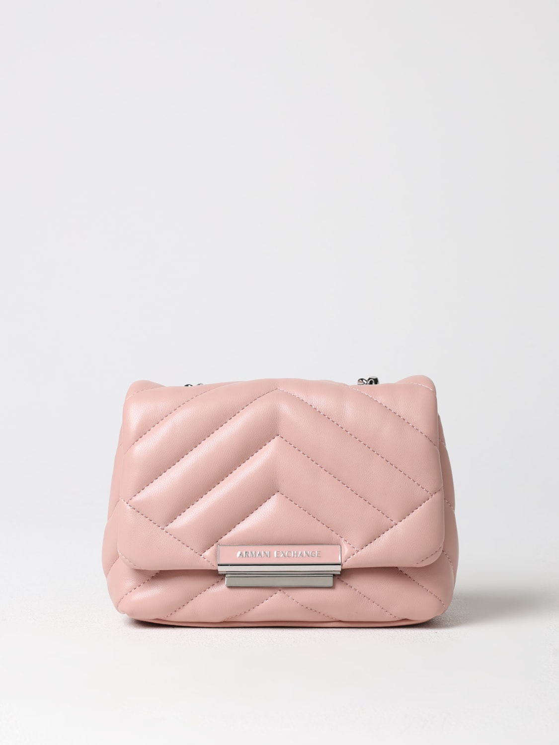 ARMANI EXCHANGE MINI BAG: Shoulder bag woman Armani Exchange, Pink - Img 1