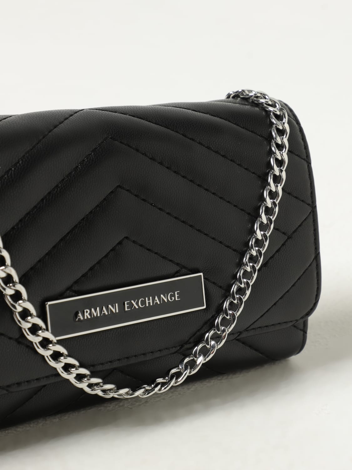 ARMANI EXCHANGE MINI BAG: Shoulder bag woman Armani Exchange, Black - Img 3